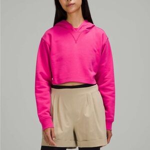 Lululemon All Yours Pink Crop Hoodie